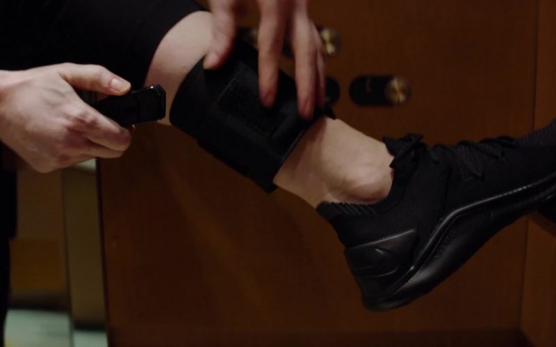 Nike Black Sneakers of Jessica Chastain in Ava (2020) (Image 1)