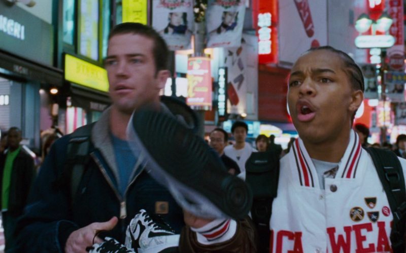 Nike Black & White Sneakers in The Fast and the Furious - Tokyo Drift (2006) (Image 1)