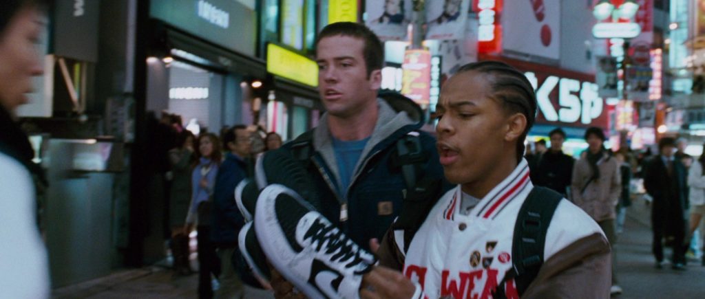 Nike Black & White Sneakers in The Fast and the Furious - Tokyo Drift (2006) (Image 2)