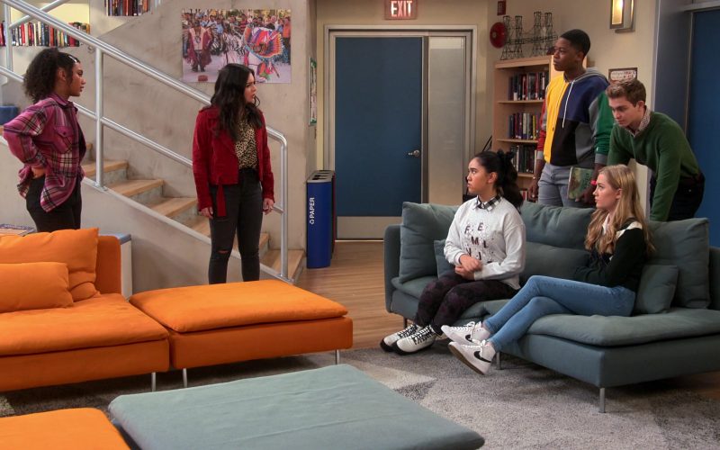 Nike Blazer HiTop Sneakers Worn by Katie Beth Hall as Sarah Watson in Head of the Class S01E10 “Three More Years” (2021) (Image 1)