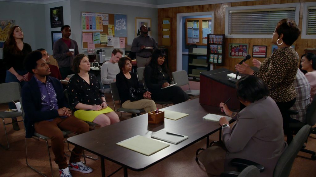Nike Blazer Mid '77 Tie Dye Sneakers of Julian Gant as Carter in Call Me Kat S01E10 “Business Council” (2021) (Image 1)