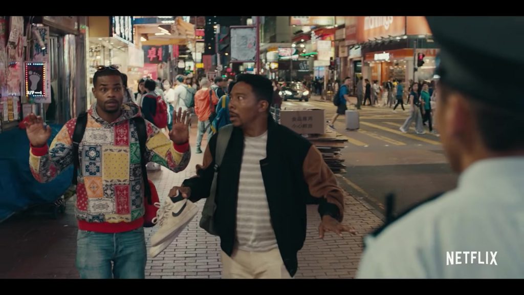 Nike Blazer Shoes Held by Allen Maldonado as Devin in Sneakerheads Season 1 (2020) (Image 1)