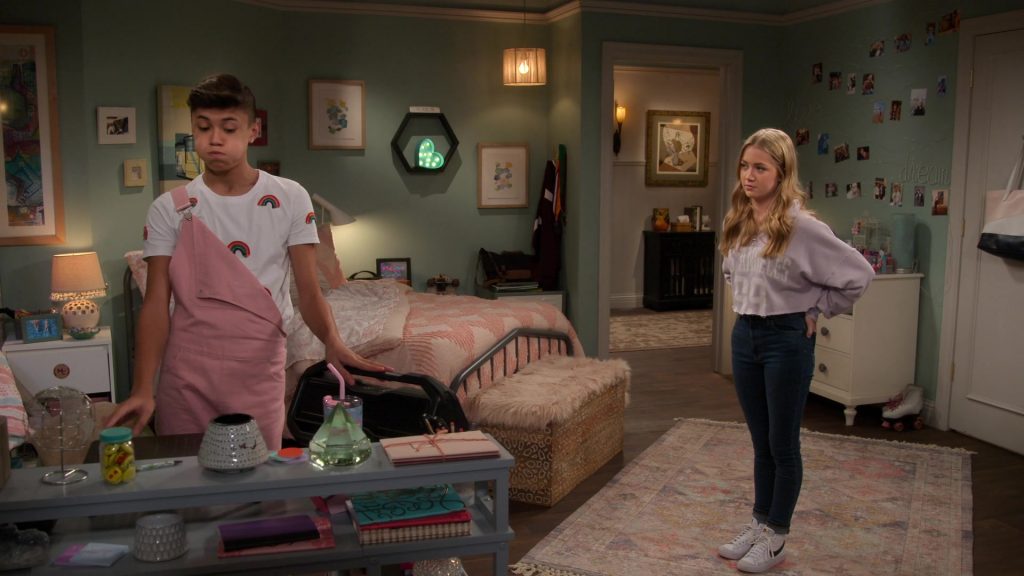 Nike Blazer Sneakers of Katie Beth Hall as Sarah Watson in Head of the Class S01E09 “Frozen Dinner… Party” (2021) (Image 1)