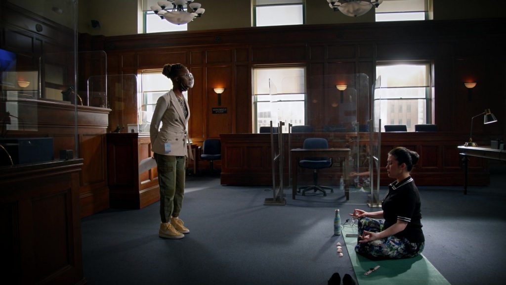 Nike Blazer Women's Sneakers in All Rise S02E06 “Bounceback” (2021) (Image 1)