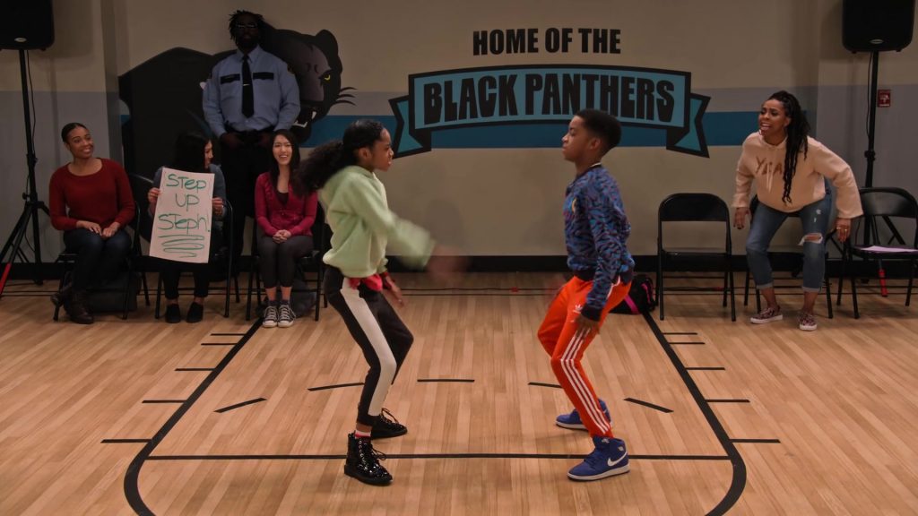 Nike Blue Shoes Worn by Isaiah Russell-Bailey as Shaka McKellan in Family Reunion Season 1 Episode 12 “Remember the Dance Battle” (2020) (Image 1)