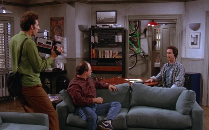 Nike Blue Shoes Worn by Jason Alexander as George Costanza in Seinfeld Season 3 Episode 8 “The Tape” (1991) (Image 1)