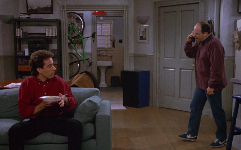 Nike Blue Shoes Worn by Jason Alexander as George Costanza in Seinfeld Season 4 Episode 11 “The Contest” (1992) (Image 1)