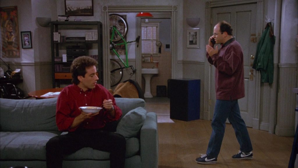 Nike Blue Shoes Worn by Jason Alexander as George Costanza in Seinfeld Season 4 Episode 11 “The Contest” (1992) (Image 2)