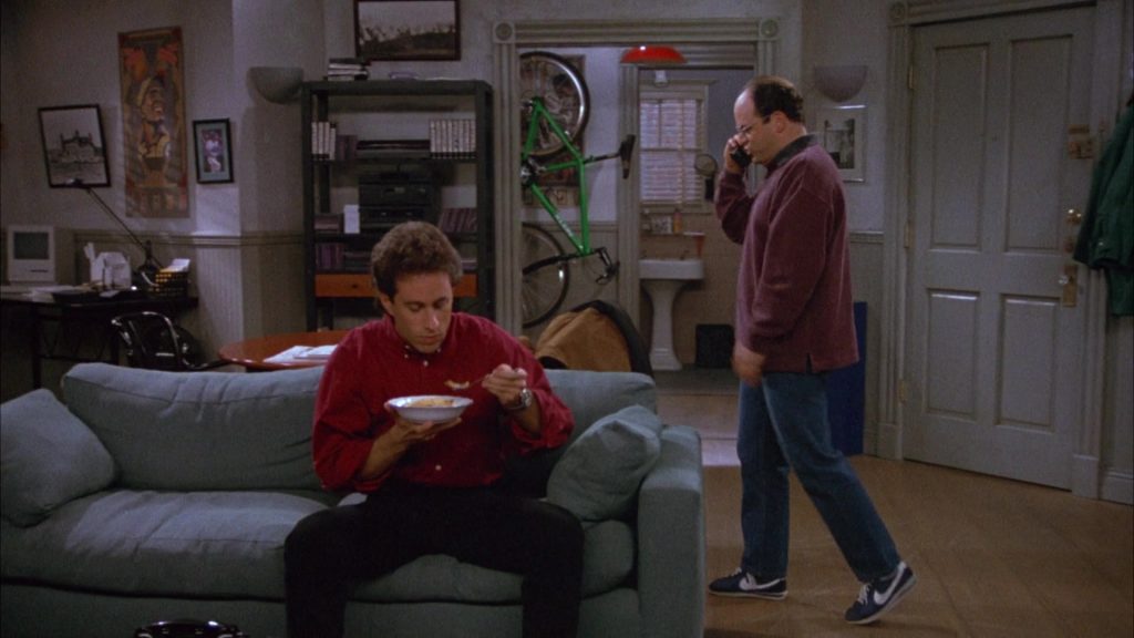 Nike Blue Shoes Worn by Jason Alexander as George Costanza in Seinfeld Season 4 Episode 11 “The Contest” (1992) (Image 3)