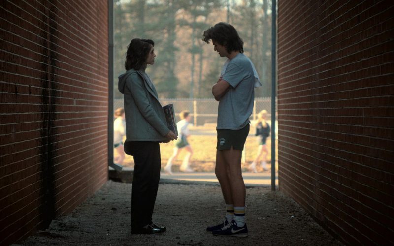 Nike Blue Shoes Worn by Joe Keery (Steve Harrington) in Stranger Things - The Pollywog (2017) (Image 1)