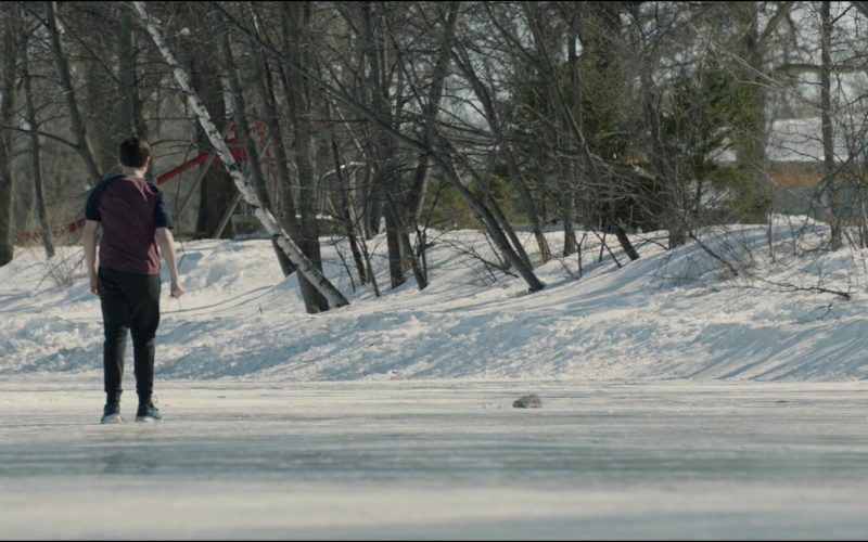 Nike Blue Shoes Worn by Marcel Ruiz in Breakthrough (2019) (Image 1)