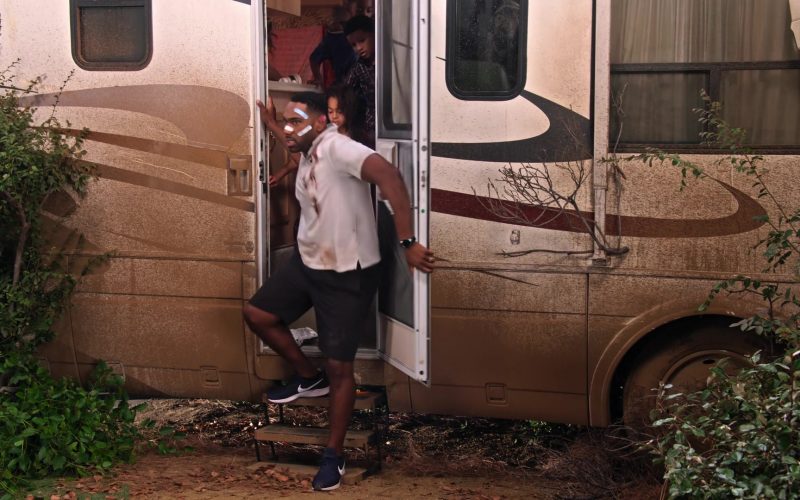 Nike Blue Sneakers Worn by Anthony Alabi in Family Reunion – Season 1 Episode 2, “Remember Charlie Wilson” (2019) (Image 1)