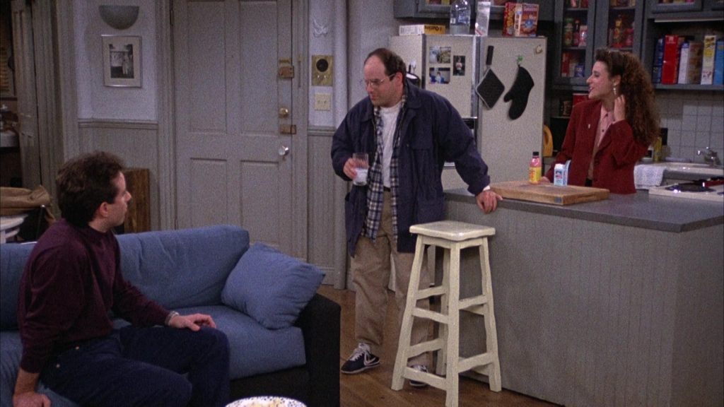 Nike Blue Sneakers Worn by Jason Alexander as George Costanza in Seinfeld Season 2 Episode 4 “The Phone Message” (1991) (Image 1)