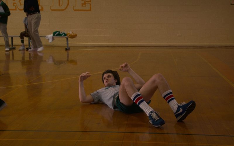 Nike Blue Sneakers Worn by Joe Keery in Stranger Things - Will the Wise (2017) (Image 1)