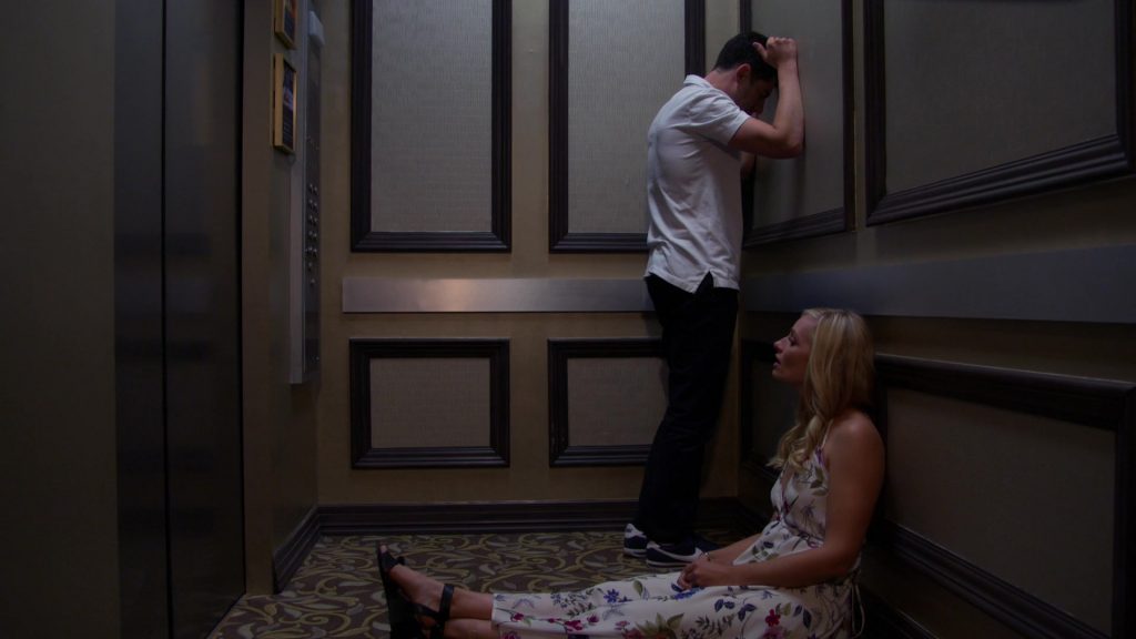 Nike Blue Sneakers Worn by Max Greenfield (Dave Johnson) in The Neighborhood Season 1, Episode 6 “Welcome to the Anniversary” (2018) (Image 2)