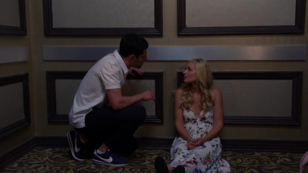 Nike Blue Sneakers Worn by Max Greenfield (Dave Johnson) in The Neighborhood Season 1, Episode 6 “Welcome to the Anniversary” (2018) (Image 3)