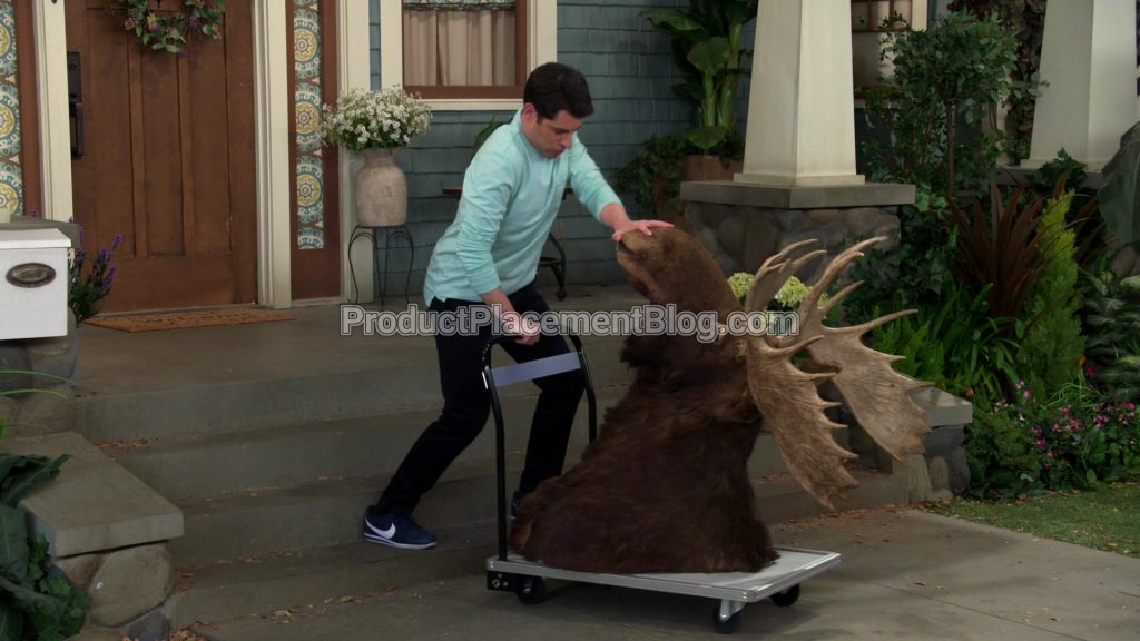 Nike Blue Sneakers of Max Greenfield as Dave Johnson in The Neighborhood S02E20 “Welcome to the Standoff” (2020) (Image 1)