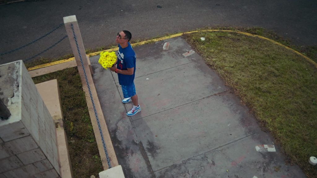 Nike Blue & White Sneakers Worn by Anthony Ramos in She's Gotta Have It – Season 2, Episode 7, #OhJudoKnow (2019) (Image 1)
