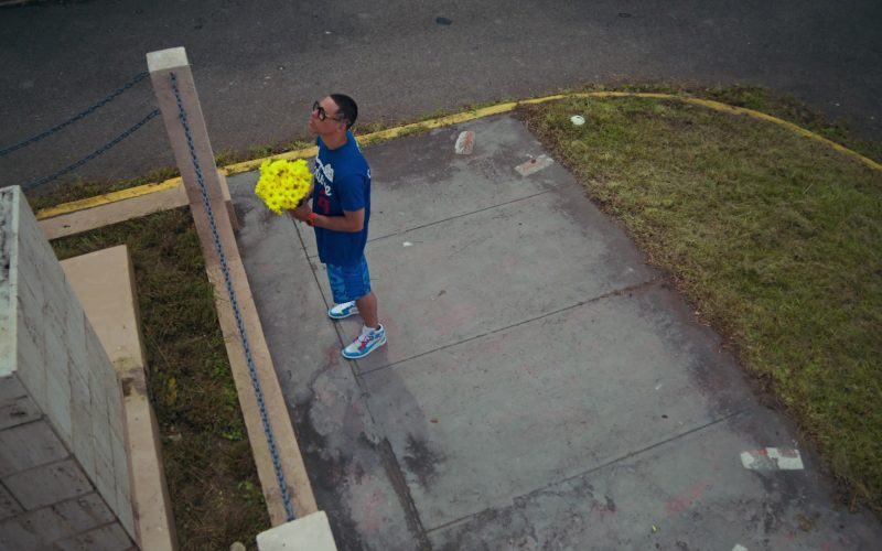 Nike Blue & White Sneakers Worn by Anthony Ramos in She's Gotta Have It – Season 2, Episode 7, #OhJudoKnow (2019) (Image 1)