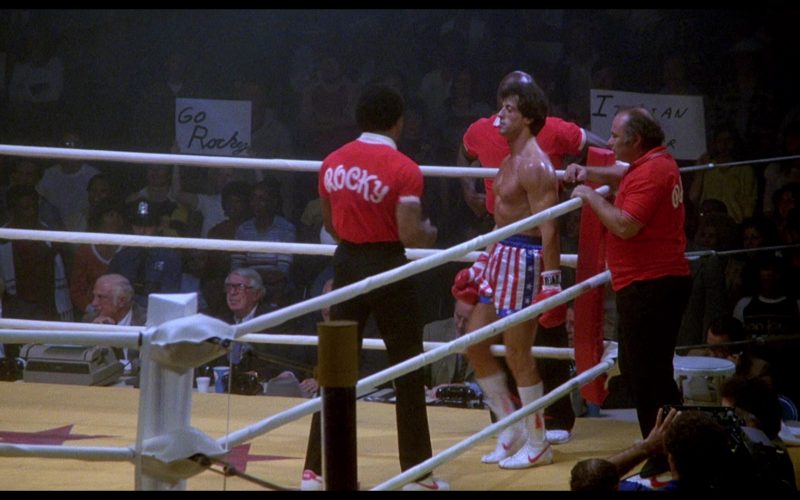 Nike Boxing White Boots Worn by Sylvester Stallone (Rocky Balboa) in Rocky 3 (1982) (Image 1)