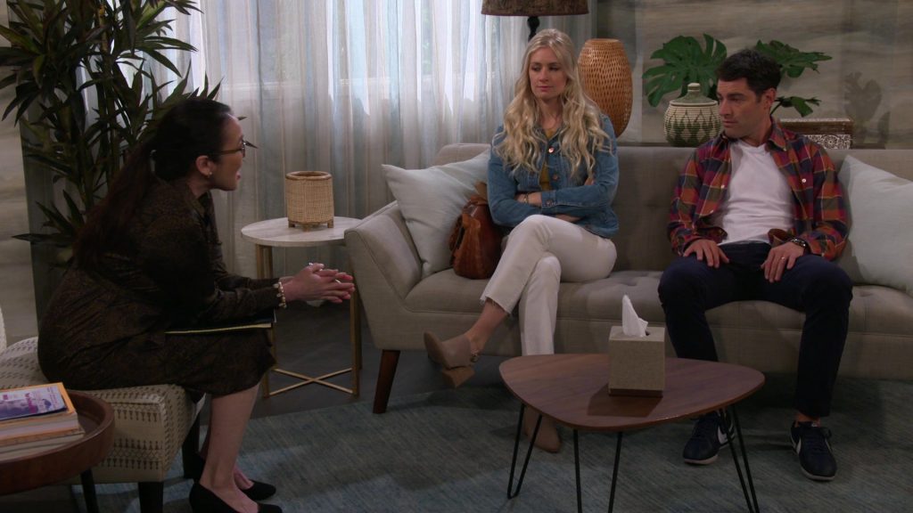 Nike Cortez Blue Sneakers of Max Greenfield as Dave in The Neighborhood S03E03 “Welcome to Couples Therapy” (2020) (Image 4)