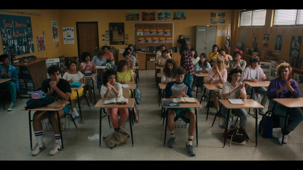 Nike Cortez Men's Sneakers in Stranger Things S04E01 “Chapter One - The Hellfire Club” (2022) (Image 1)