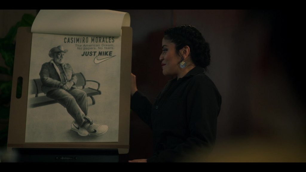 Nike Cortez Sneakers Worn by Joaquín Cosio as Casimiro ‘Pop' Morales (Poster) in Gentefied S02E07 “No More Band-Aids” (2021) (Image 1)