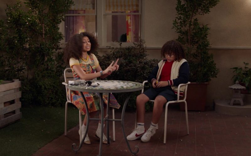 Nike Cortez Sneakers of Ethan William Childress as Johan Johnson in Mixed-ish S02E06 “Just the Two of Us” (2021) (Image 1)