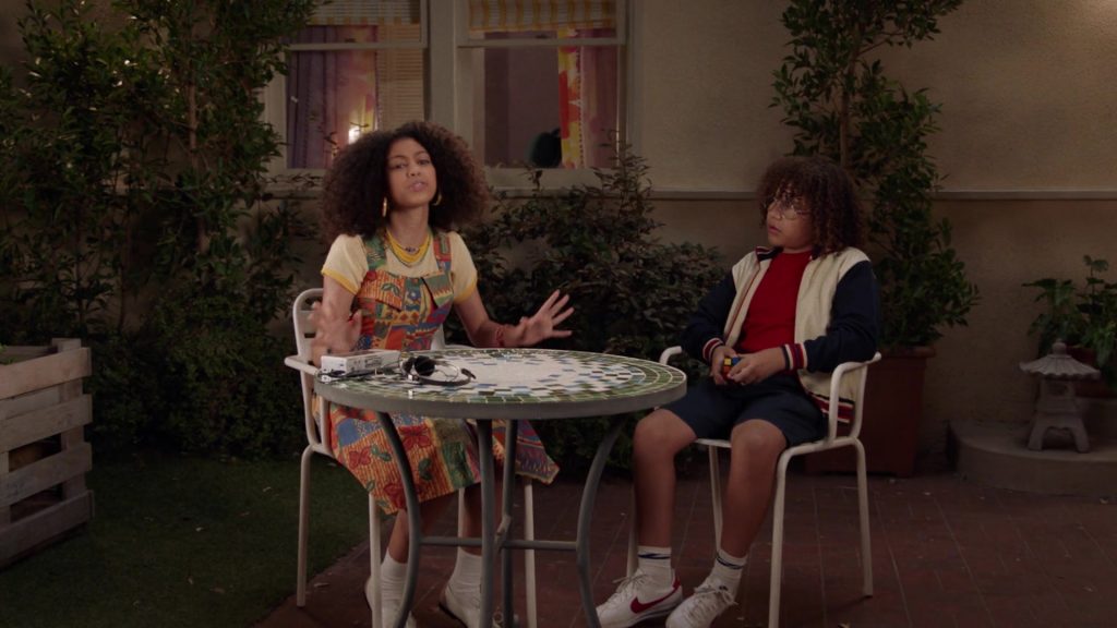 Nike Cortez Sneakers of Ethan William Childress as Johan Johnson in Mixed-ish S02E06 “Just the Two of Us” (2021) (Image 2)