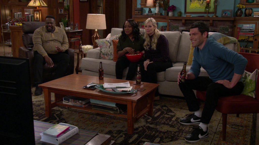 Nike Cortez Sneakers of Max Greenfield as Dave Johnson in The Neighborhood S03E15 “Welcome to the Challenge” (2021) (Image 1)