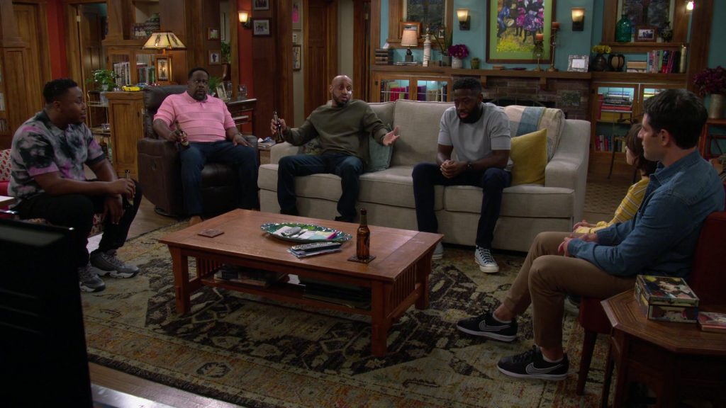 Nike Cortez Sneakers of Max Greenfield as Dave in The Neighborhood S03E01 “Welcome to the Movement” (2020) (Image 2)