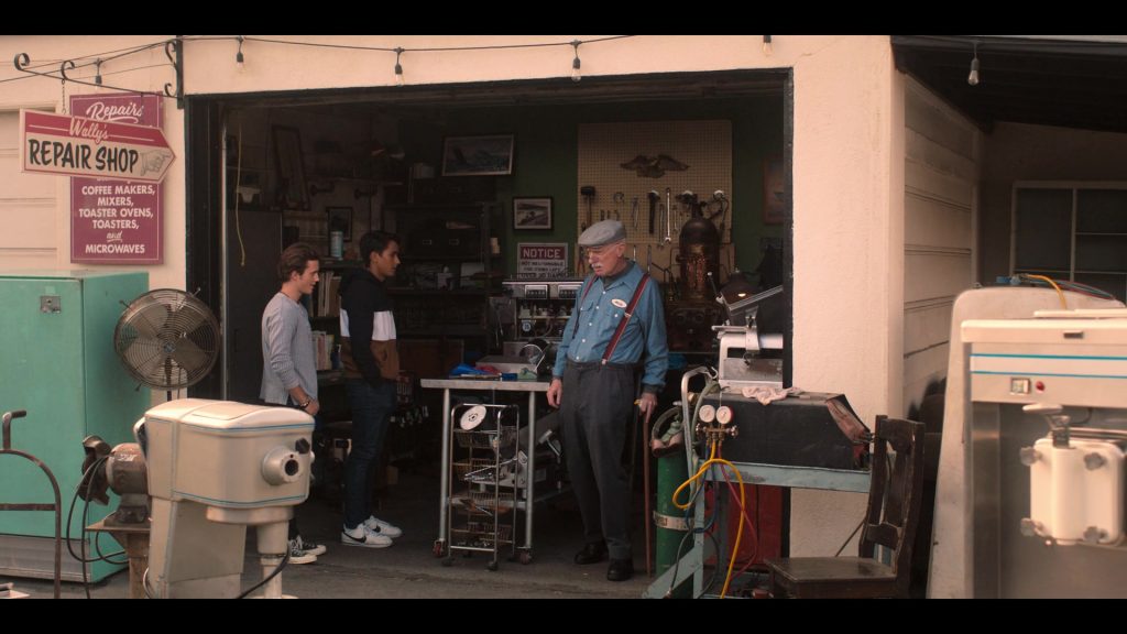 Nike Cortez White Shoes With Black Logo Worn by Michael Cimino in Love, Victor S01E07 “What Happens In Willacoochee” (2020) (Image 1)