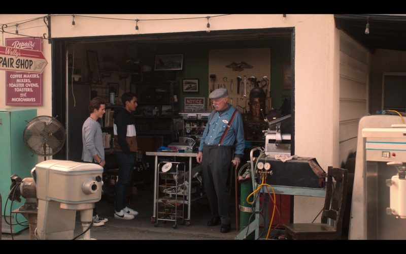 Nike Cortez White Shoes With Black Logo Worn by Michael Cimino in Love, Victor S01E07 “What Happens In Willacoochee” (2020) (Image 1)