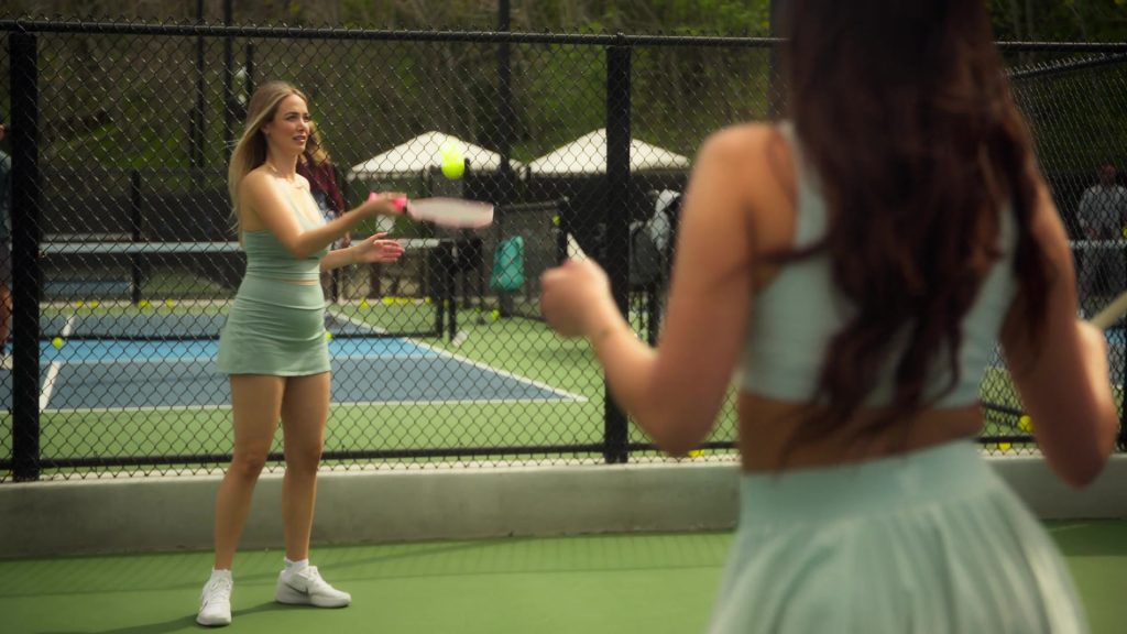 Nike Court Air Zoom Vapor Pro tennis shoes in Calabasas Confidential S01E01 “Calabasas Coded” (2026) (Image 1)