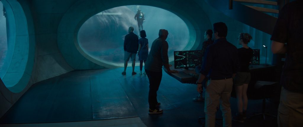 Nike Court Vision Mid Go The Extra Smile Sneakers Worn by Page Kennedy as DJ in Meg 2 - The Trench (2023) (Image 1)