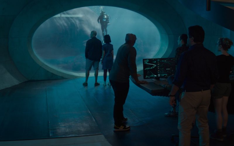 Nike Court Vision Mid Go The Extra Smile Sneakers Worn by Page Kennedy as DJ in Meg 2 - The Trench (2023) (Image 1)
