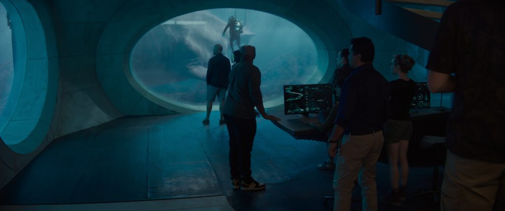 Nike Court Vision Mid Go The Extra Smile Sneakers Worn by Page Kennedy as DJ in Meg 2 - The Trench (2023) (Image 2)