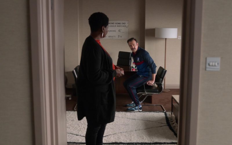 Nike Daybreak (Light Armory Blue - Obsidian - White - Sail) Sneakers Worn by Jason Sudeikis in Ted Lasso S02E02 “Lavender” (2021) (Image 1)