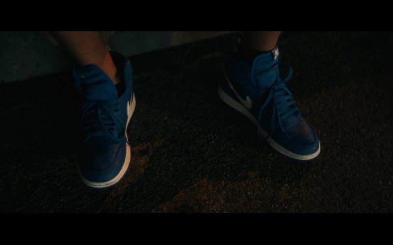 Nike Dunk Blue Sneakers of Gregory Diaz IV as Luis Acosta in Vampires vs. the Bronx (2020) (Image 1)