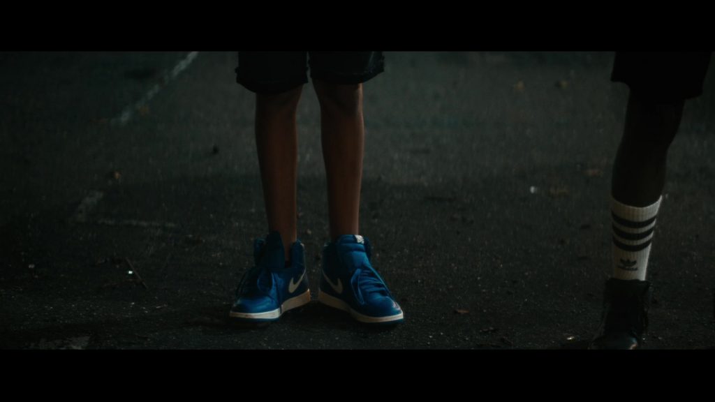 Nike Dunk Blue Sneakers of Gregory Diaz IV as Luis Acosta in Vampires vs. the Bronx (2020) (Image 2)
