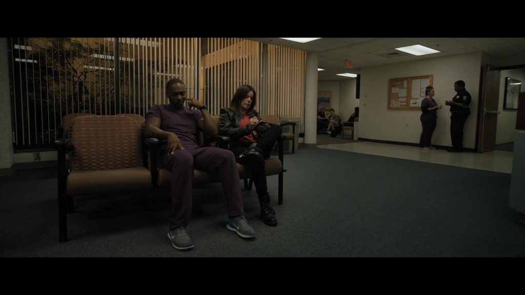 Nike Free RN Sneakers Worn by Anthony Mackie in Point Blank (2019) (Image 2)