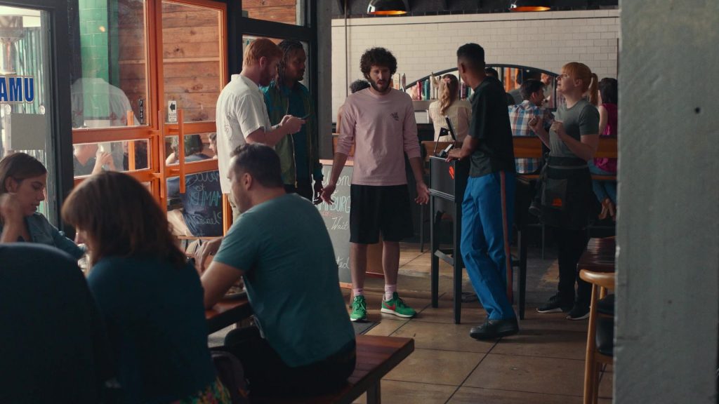 Nike Green Sneakers Worn by Lil Dicky in Dave S01E03 (2020) (Image 1)