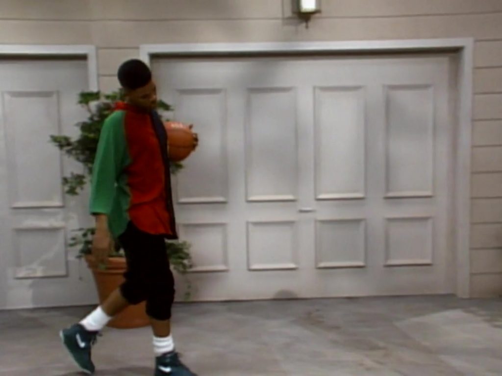 Nike Green Sneakers Worn by Will Smith in The Fresh Prince of Bel-Air S02E16 “Geoffrey Cleans Up” (1992) (Image 1)