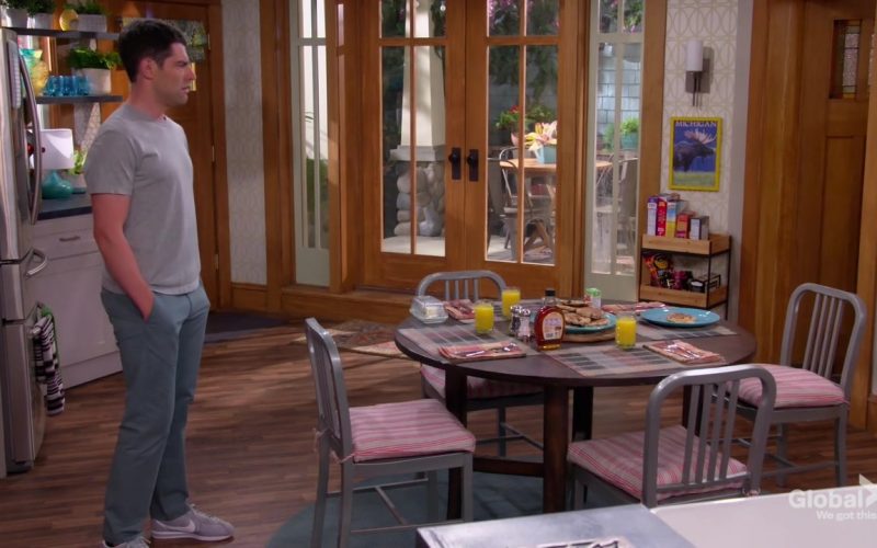 Nike Grey Shoes Worn by Max Greenfield as Dave Johnson in The Neighborhood Season 2 Episode 4 “Welcome to Co-Habitation” (2019) (Image 1)