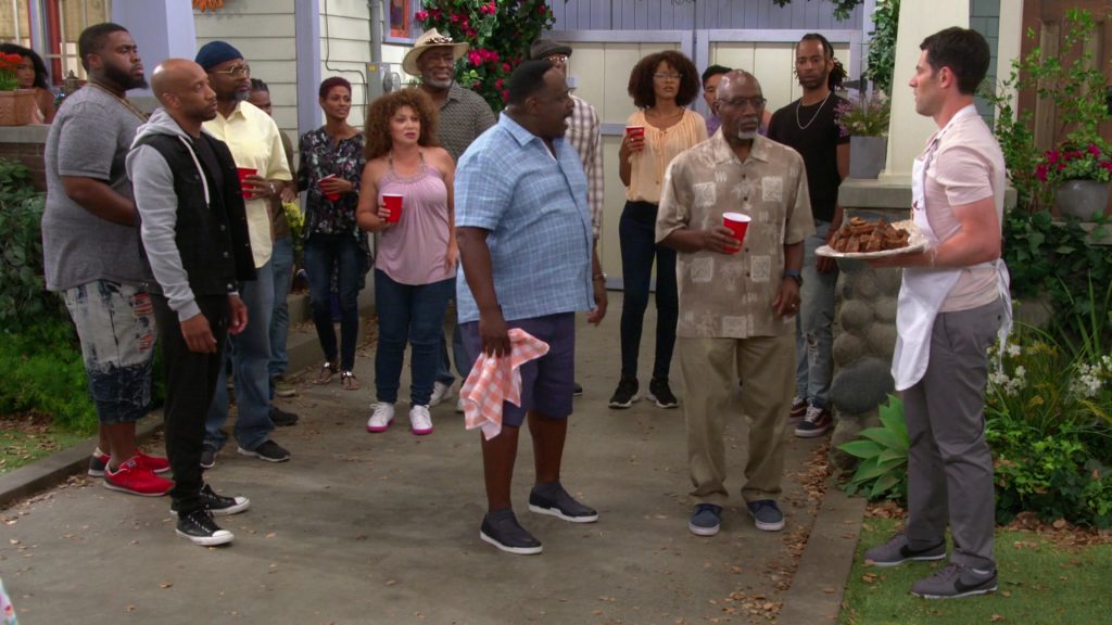 Nike Grey Sneakers Worn by Max Greenfield as Dave Johnson in The Neighborhood – Season 2 Episode 1 “Welcome to the Re-Rack” (2019) (Image 4)