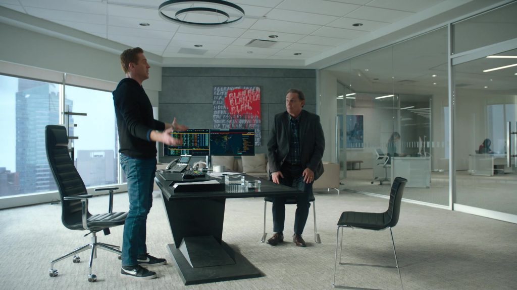 Nike Hi-Top Black Leather Sneakers Worn by Damian Lewis (Bobby Axelrod) in Billions – Season 4 Episode 9, American Champion (2019) (Image 2)