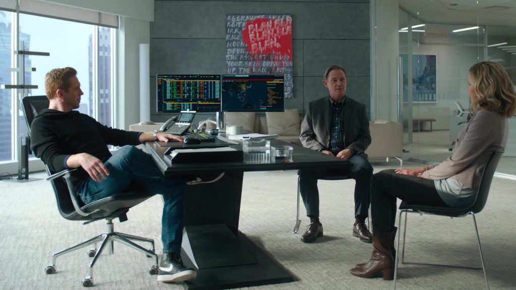 Nike Hi-Top Black Leather Sneakers Worn by Damian Lewis (Bobby Axelrod) in Billions – Season 4 Episode 9, American Champion (2019) (Image 3)