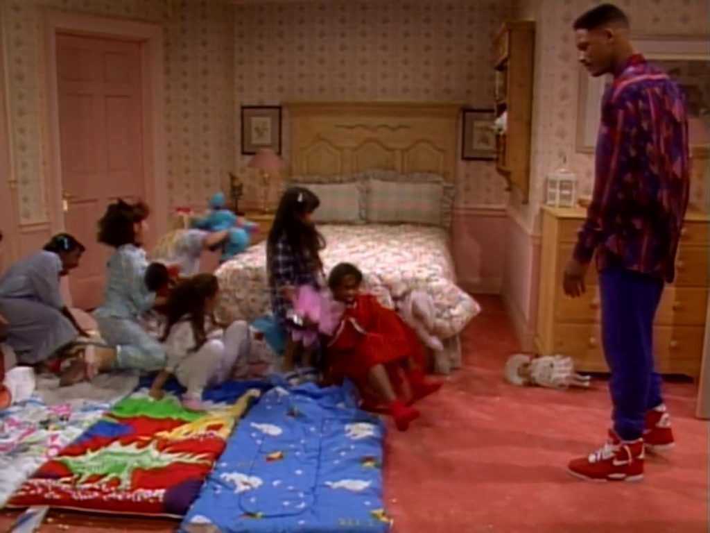 Nike High Top Shoes in Red Worn by Will Smith in The Fresh Prince of Bel-Air S01E14 “Day Damn One” (1990) (Image 1)