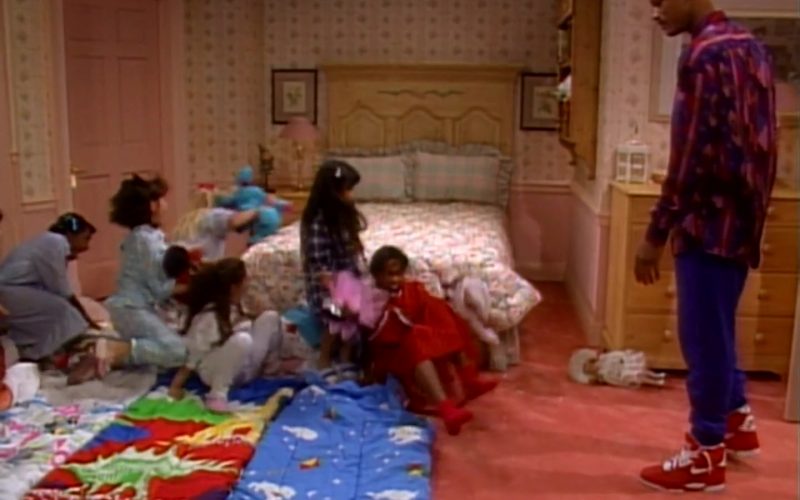 Nike High Top Shoes in Red Worn by Will Smith in The Fresh Prince of Bel-Air S01E14 “Day Damn One” (1990) (Image 1)