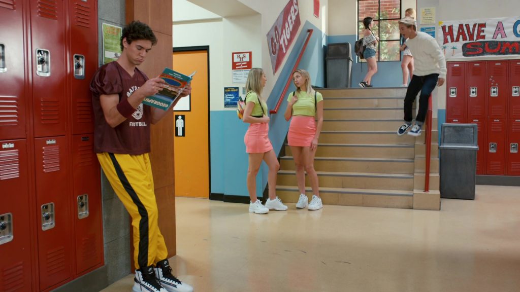 Nike High Top Sneakers of Belmont Cameli as Jamie Spano in Saved by the Bell S01E01 “Pilot” (2020) (Image 1)